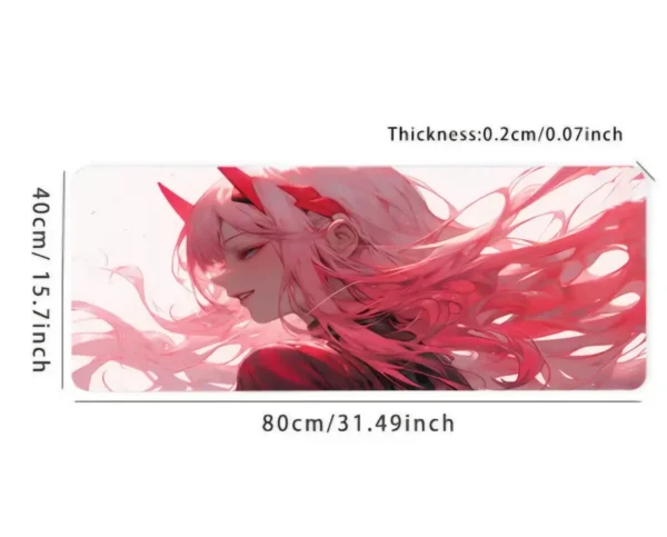 Zero two anime mousepad