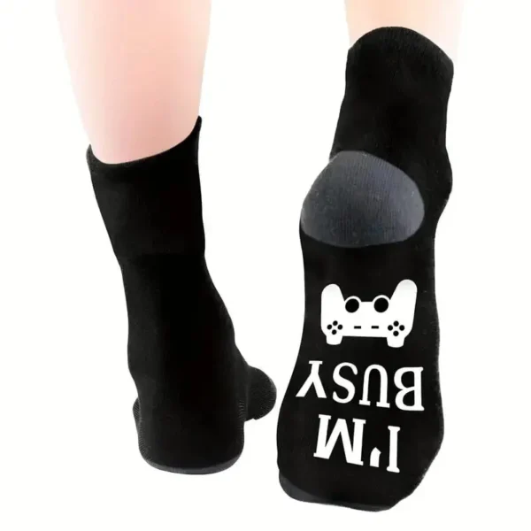(If You Can Read This I'm Busy ) Gamer sock