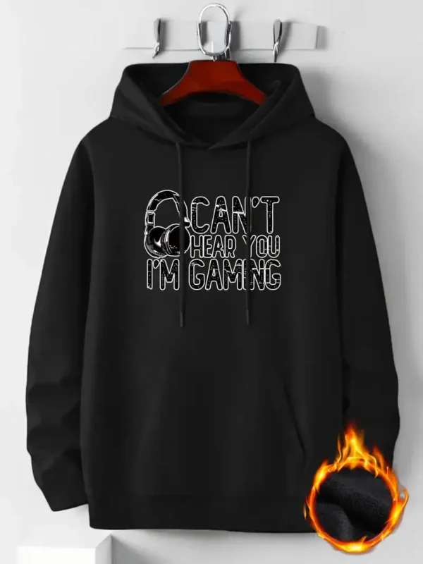 cant hear you im gaming Hoodie black color