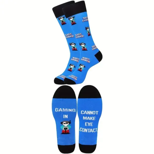 Cannot make eye contact gaming in"gamer sock"