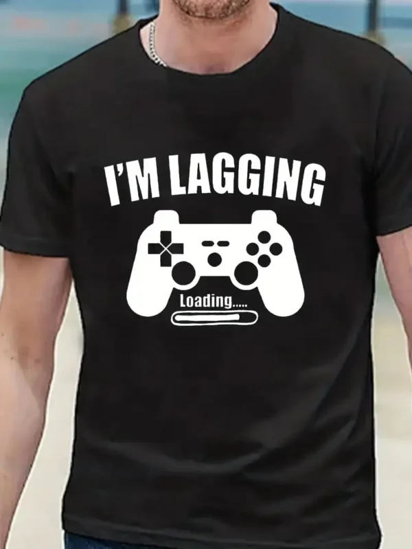 I'm Lagging-Game Console Print T Shirt