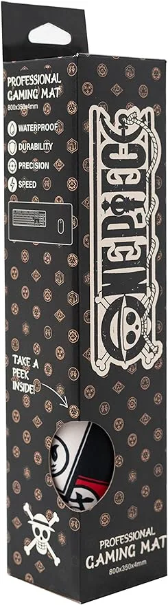anime one piece mousepad - red