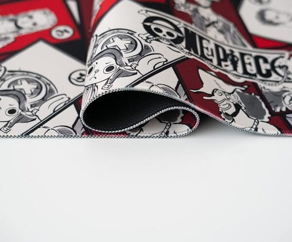 anime one piece mousepad - red