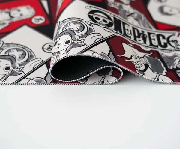 anime one piece mousepad - red