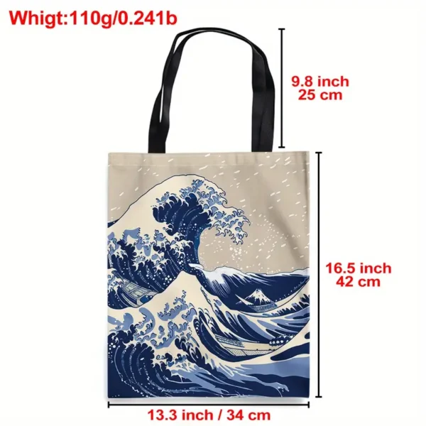 The Great Wave Off Kanagawa Japanese Art  tote bag