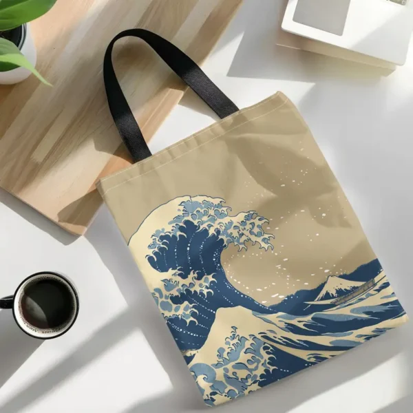 The Great Wave Off Kanagawa Japanese Art  tote bag