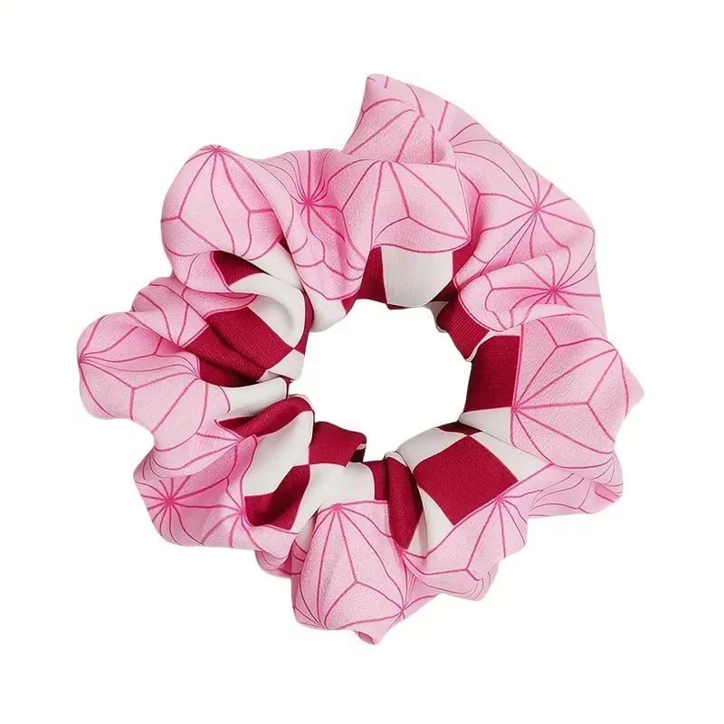 kamado nezuko Hair Scrunchie Elastic Hair Tie