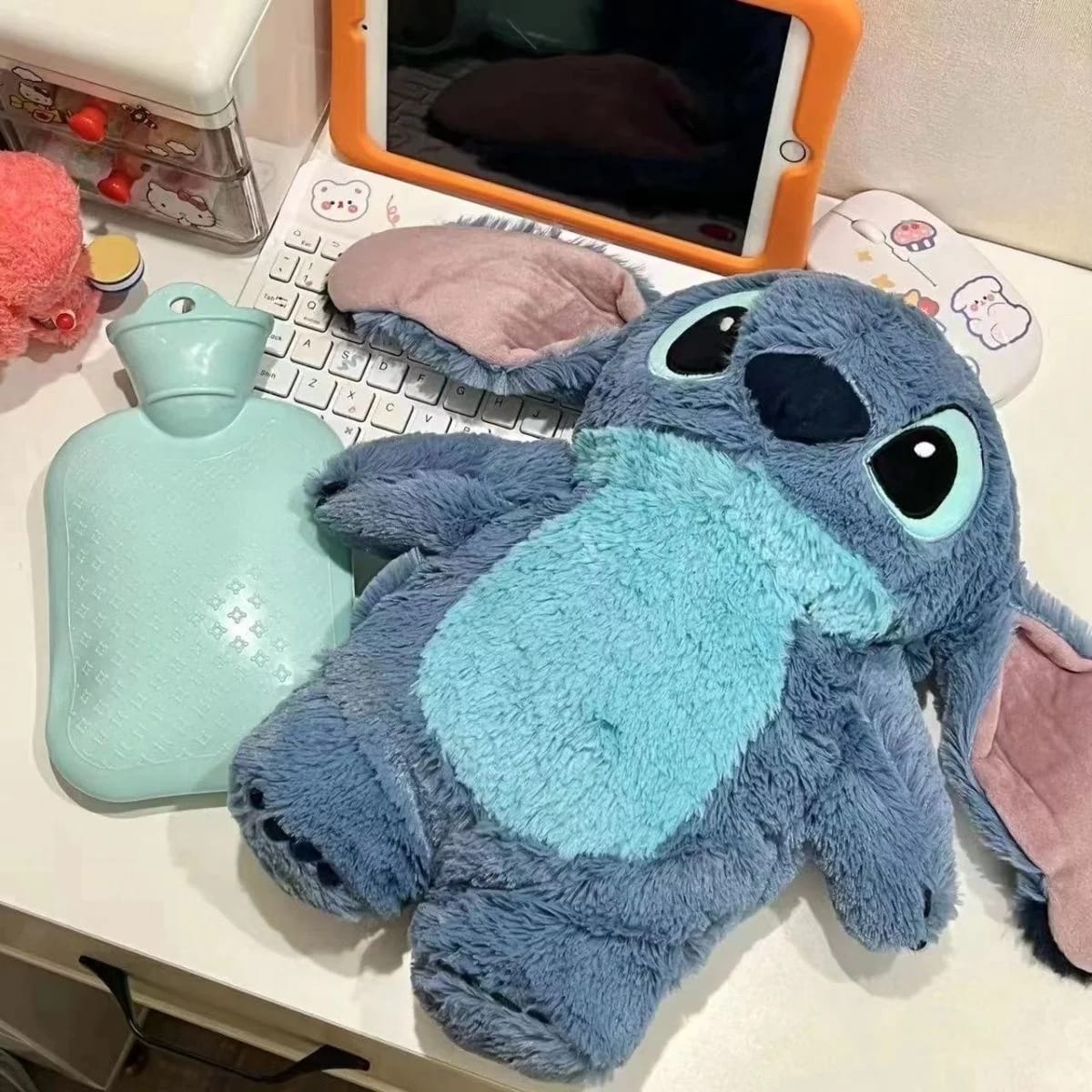 Stitch Plush Hot Water Bottle Winter