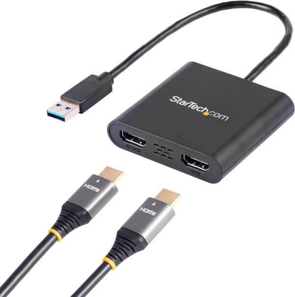 StarTech.com USB 3.0 to Dual HDMI Adapter