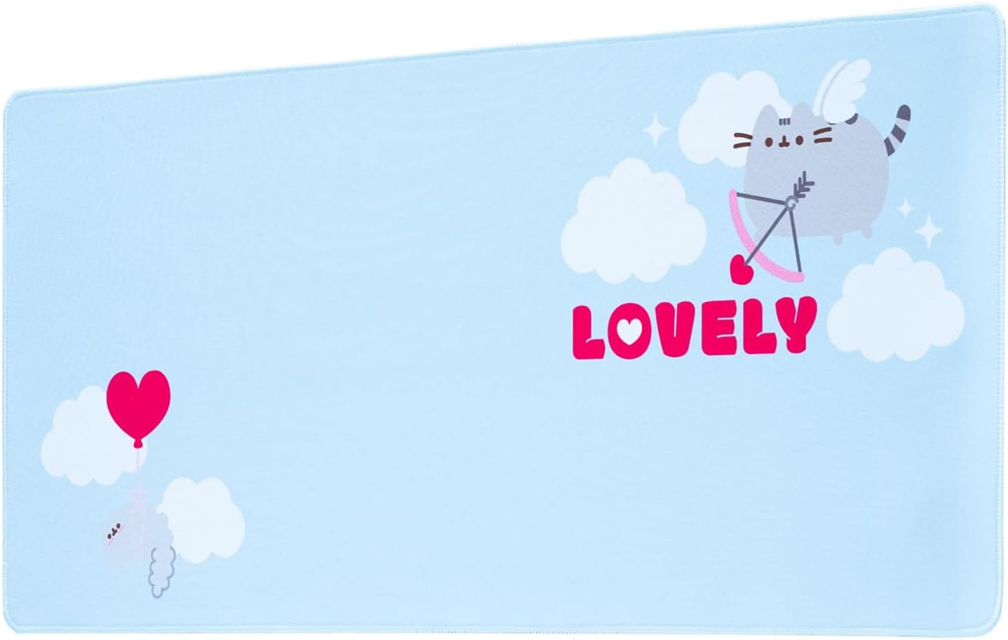 Pusheen Love blue mousepad