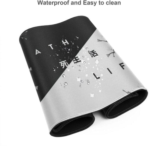 Black and White Cherry Blossom mousepad