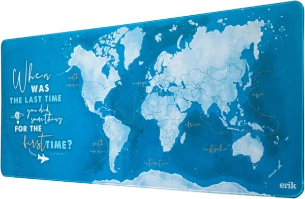 Gaming World map (blue) mousepad