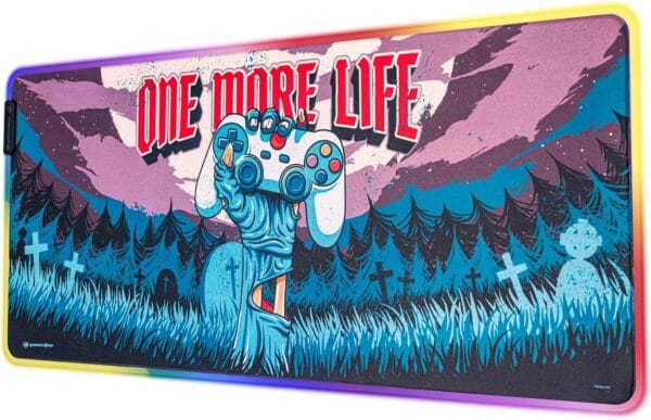 One More Life RGB Gaming Mousepad