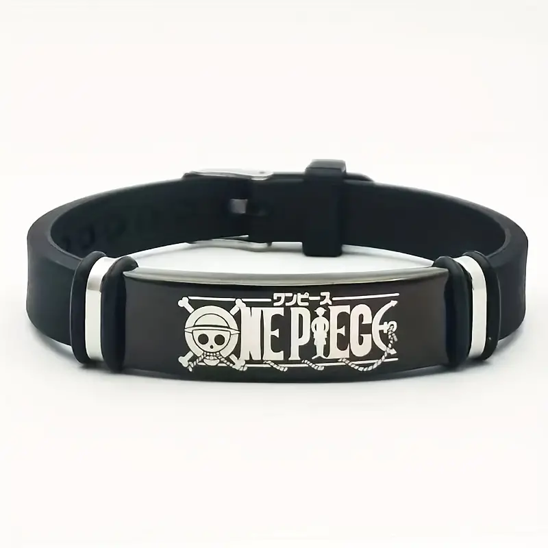 One Piece Anime-Inspired Silicone Bracelet