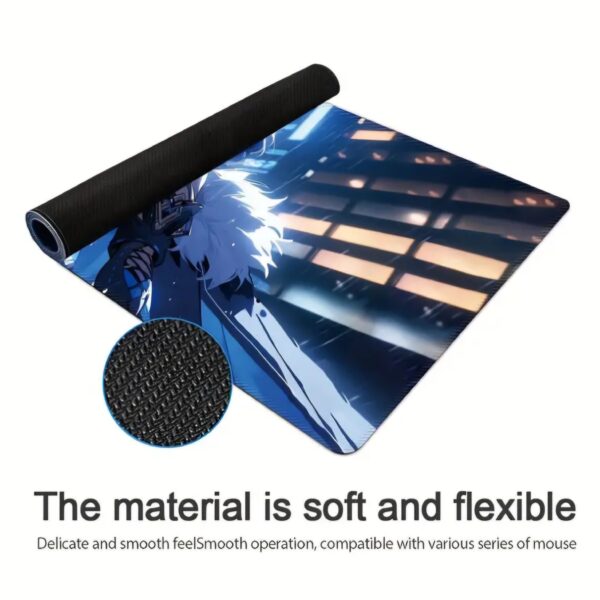 Blue Anime Girl Mousepad