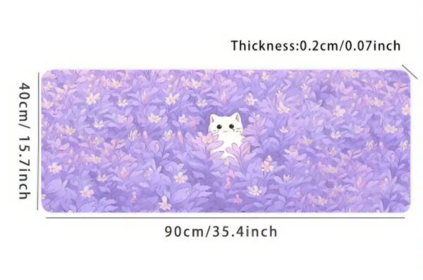 Purple Cat Mousepad