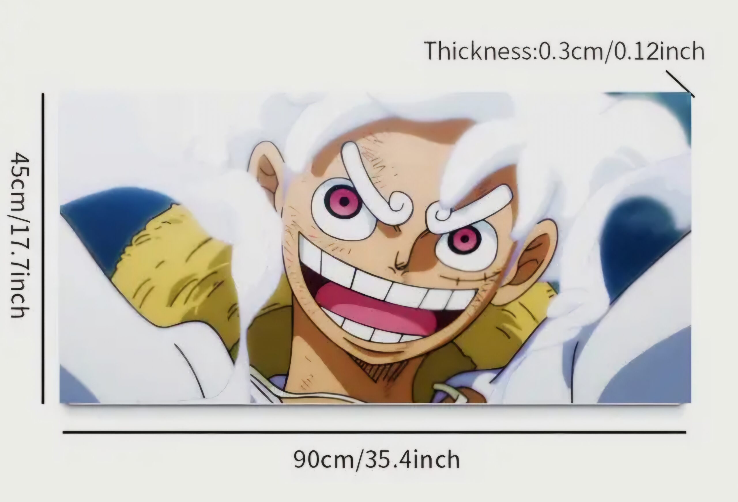 Luffy gear 5 mousepad