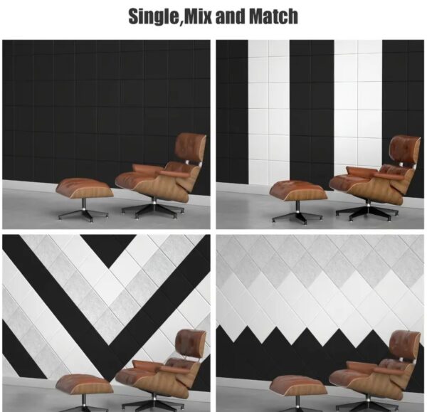 Foam Plain Square 3d panel