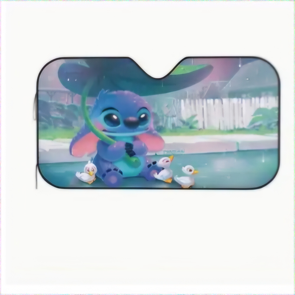 Stitch car sunshade