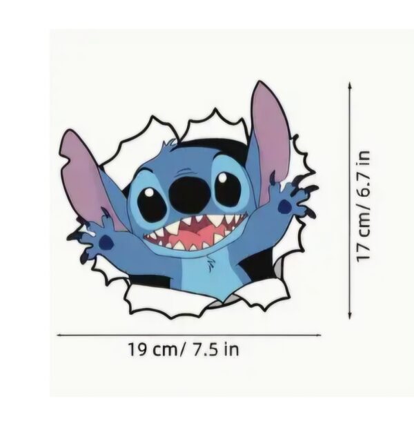 Stitch Car Decal