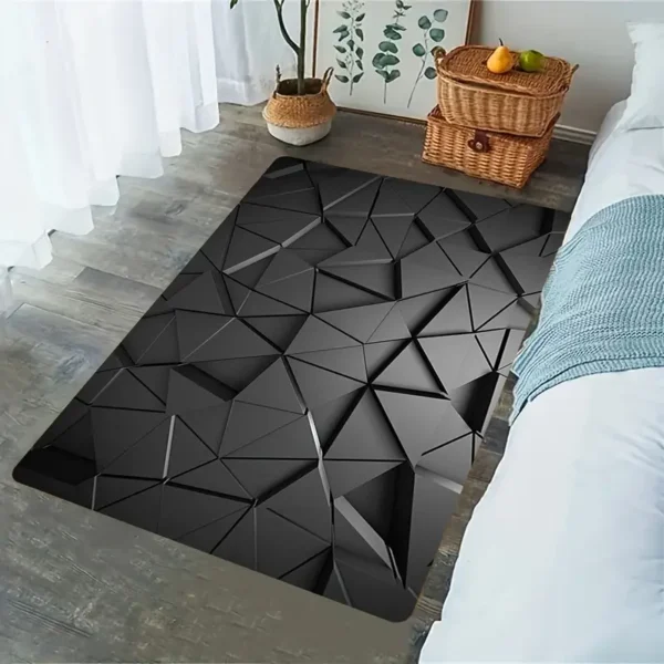 Modern Black Rug