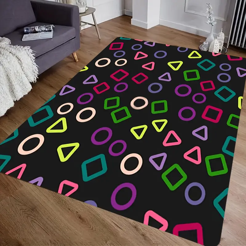 Black Playstation Rug