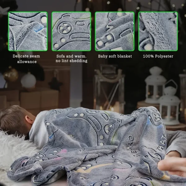Game Controller Throw Blanket