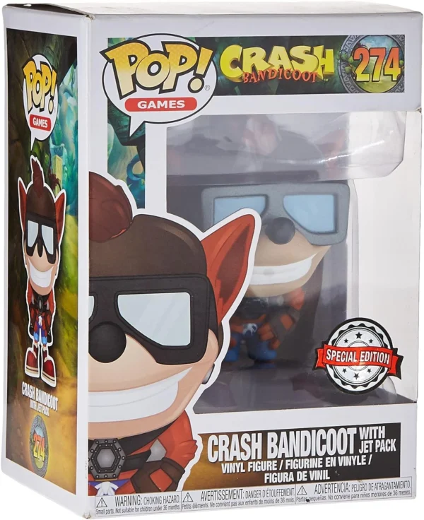 Crash Bandicoot with Jet Pack funko